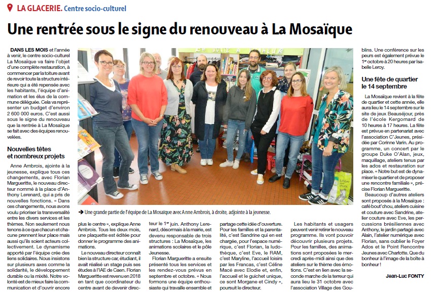 Presse la glacerie